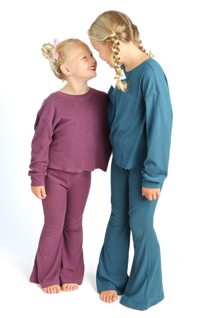 Ribbed Set- Mulberry (Preorder)