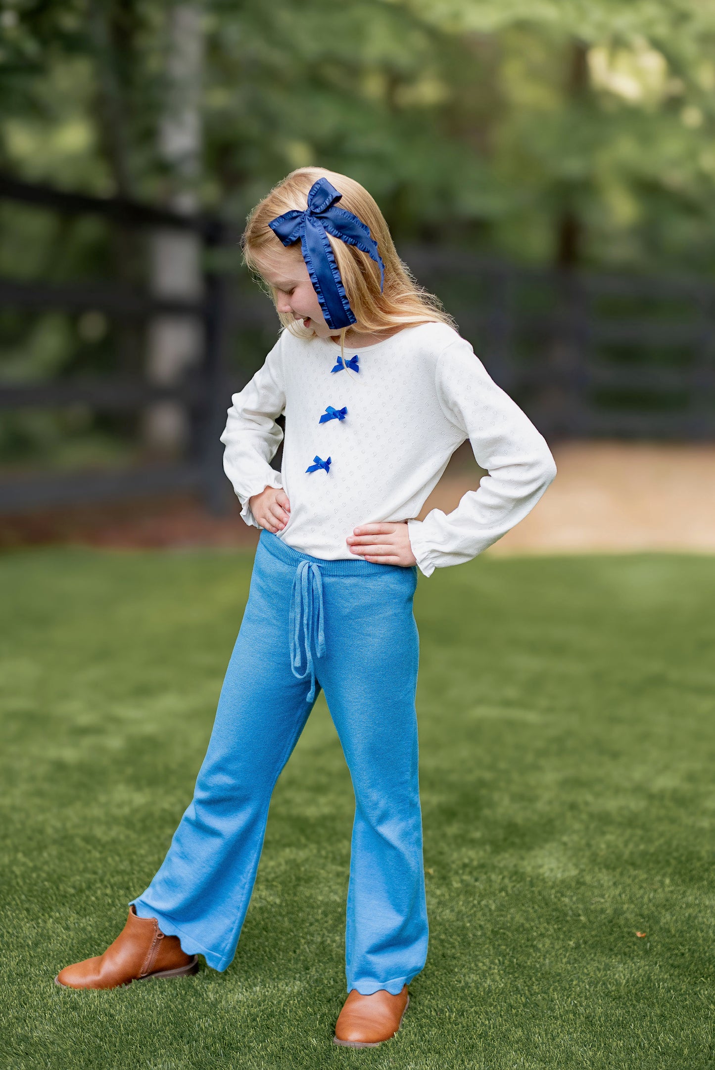 Ivory Bow Shirt (Preorder)