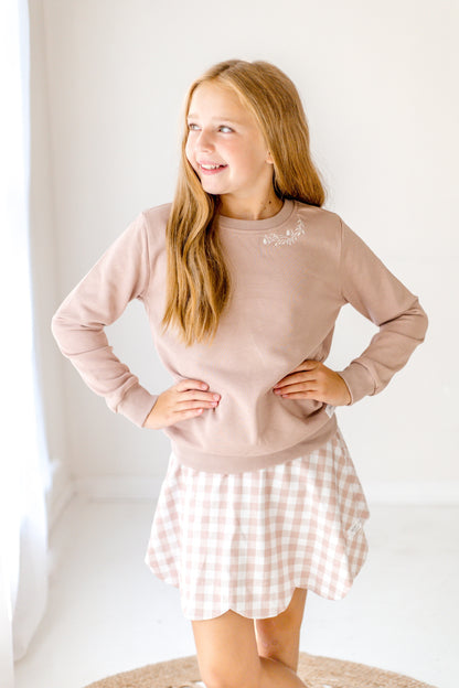 Fall Sweatshirt- Warm Taupe (RTS)