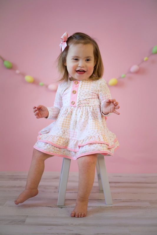 Cottontail Patchwork Dress (RTS)