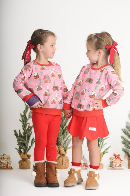 Pick n' Play Sweatshirt- Gingerbread Village (Preorder)
