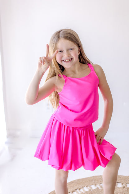 Neon Bubble Skort- Athleisure (Preorder)