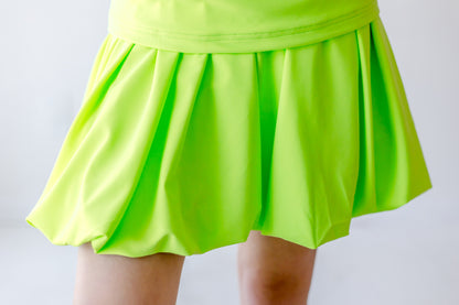 Neon Bubble Skort- Athleisure (Preorder)