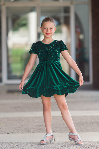 The Celebration Dress- Green (Preorder)