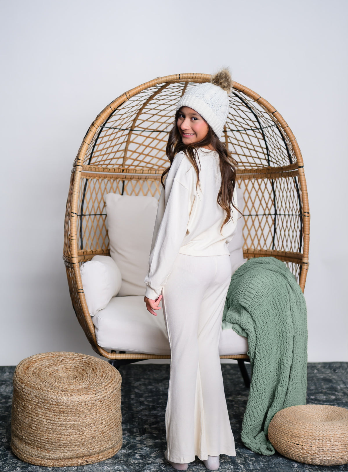 Ribbed Set- Ivory (Preorder)