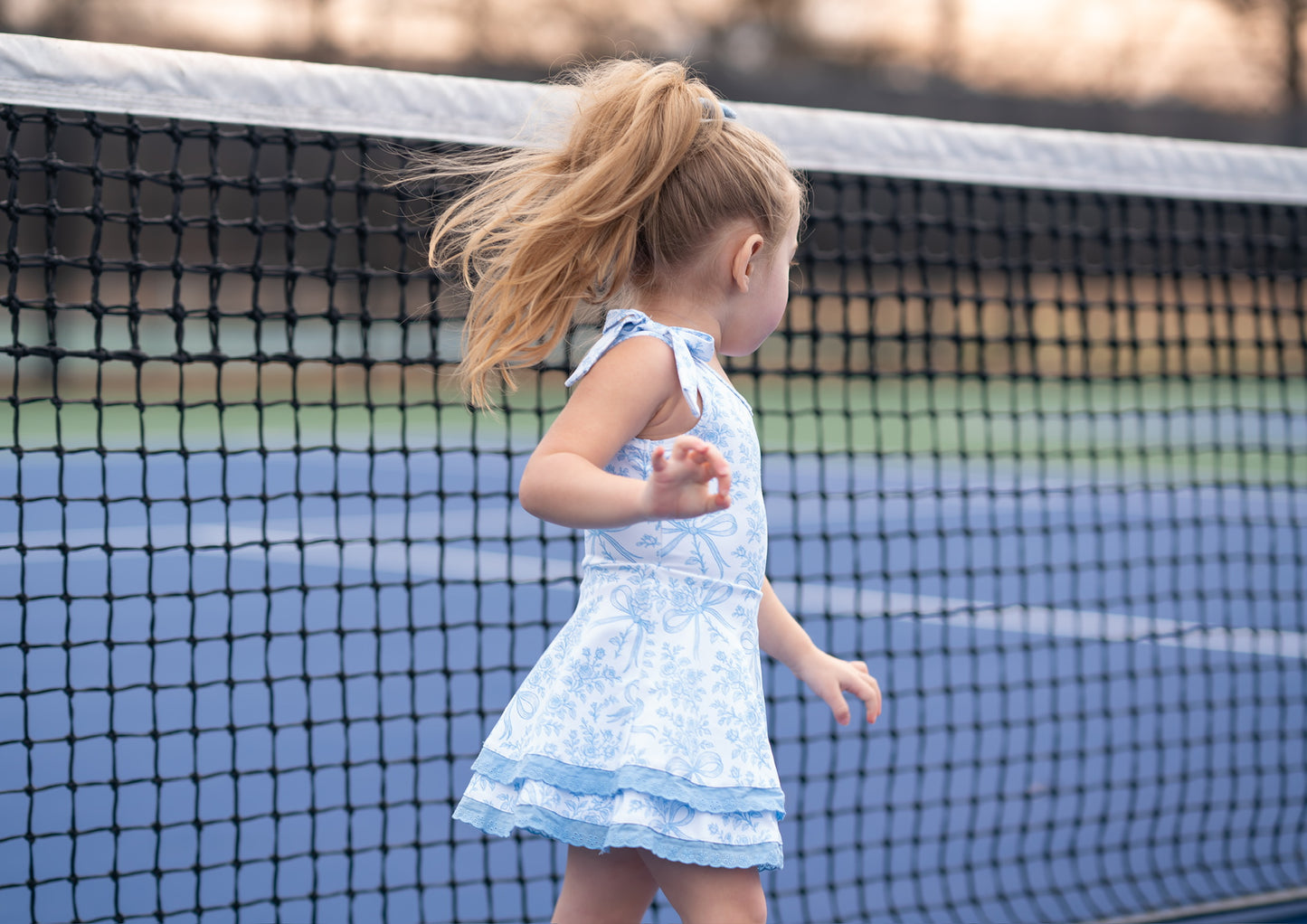 Blue Bow Active Dress (Preorder)