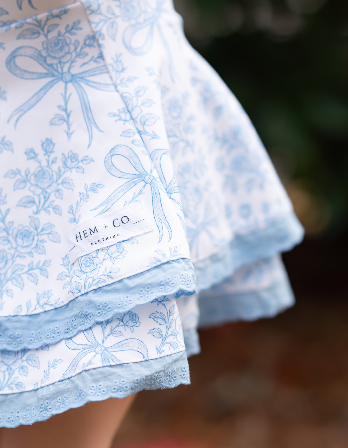 Blue Bow Active Dress (Preorder)