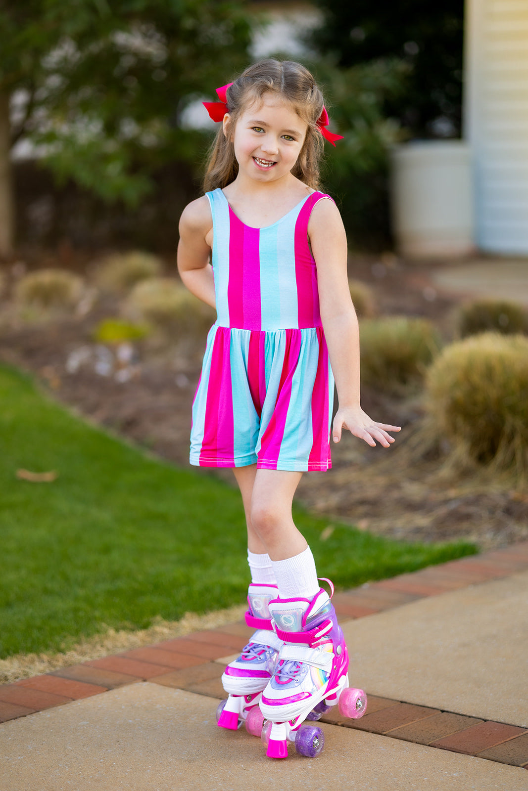 Summer Stripe Romper (RTS)