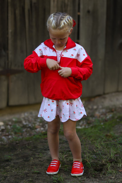 Roses and Ribbons Pullover- Athleisure (Preorder)