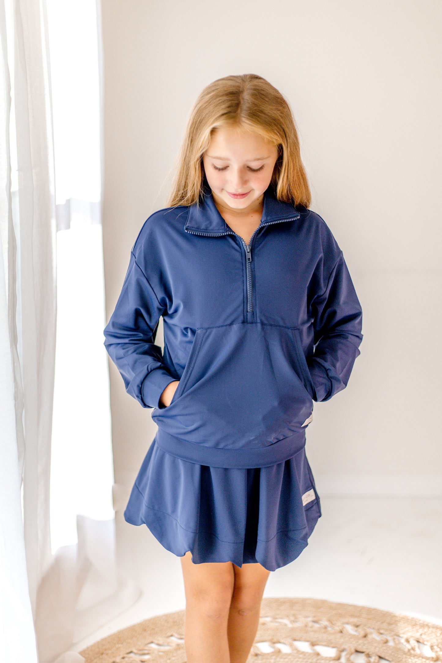 Fall Scalloped Skort- Athleisure (RTS)