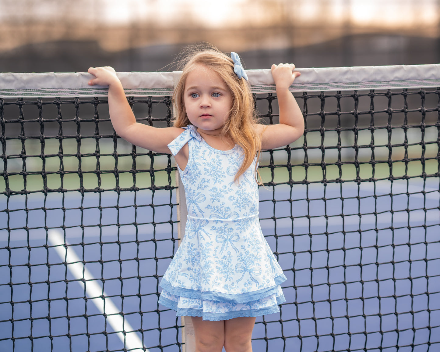 Blue Bow Active Dress (Preorder)