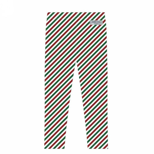 Shimmer Stripes Leggings- Athleisure (Preorder)