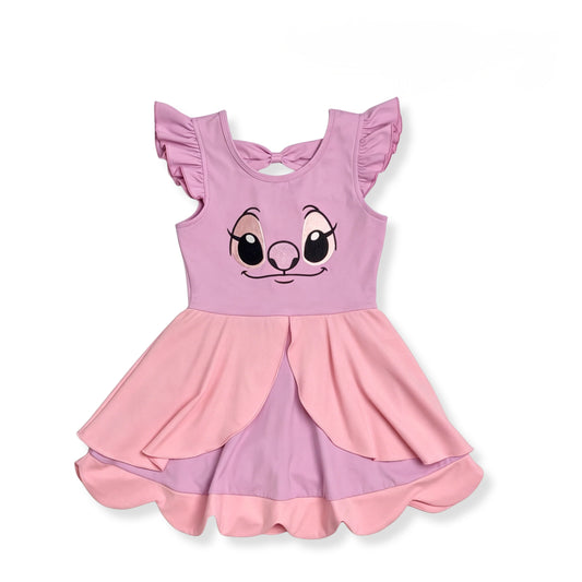 Doll Dress- Pink Alien (RTS)