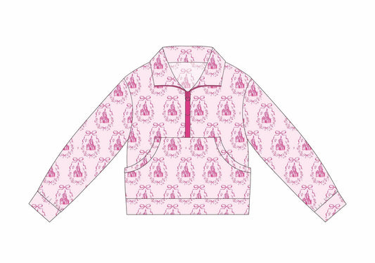 Pink Once Upon A Twirl Pullover- Athleisure (RTS)