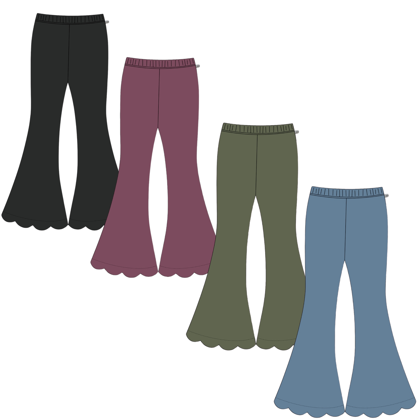 Fall Flare Leggings- Athleisure (RTS)