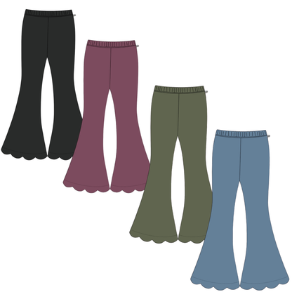 Fall Flare Leggings- Athleisure (RTS)