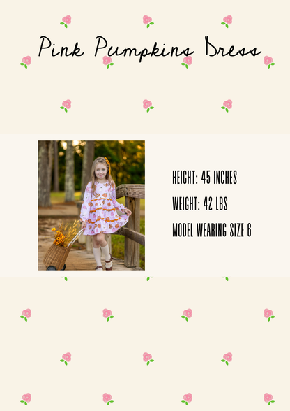 Pink Pumpkins Dress (RTS)