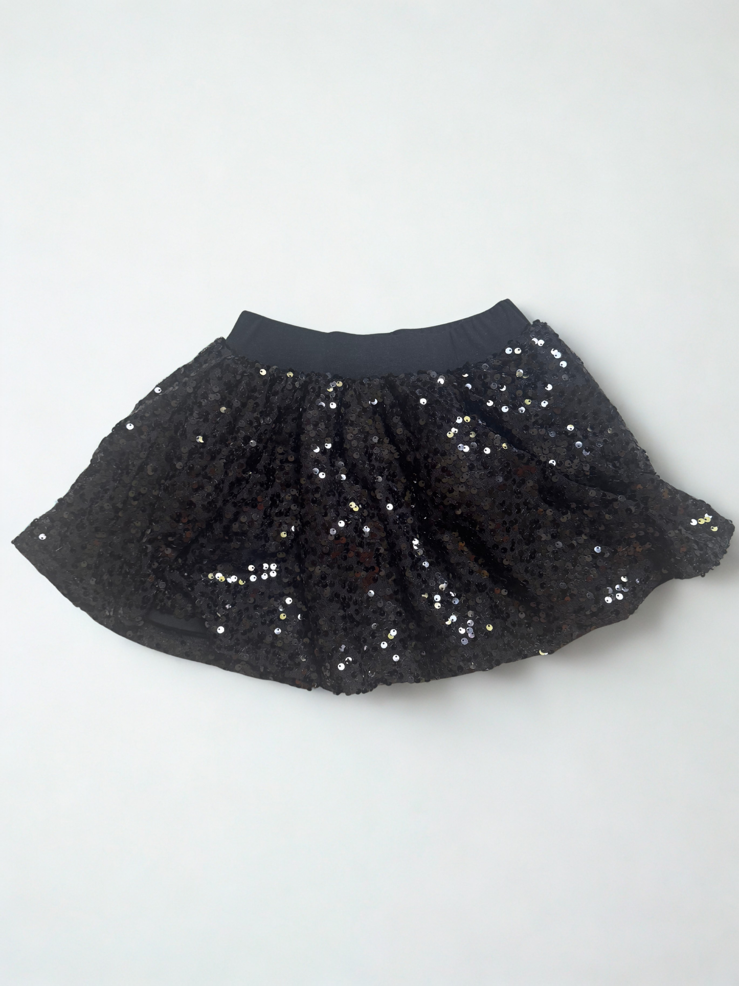 Sequin Skort- Black (RTS)