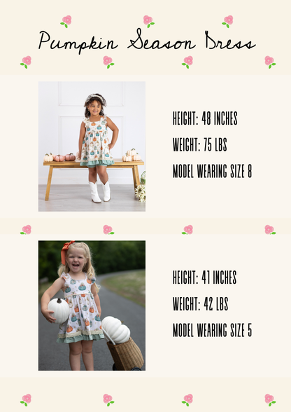 Pumpkin Season Dress (RTS)