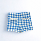 Pick n' Play Shorts- Blue Gingham (RTS)