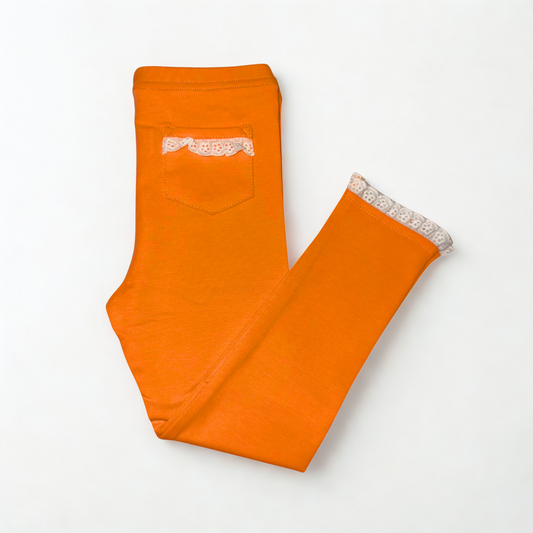 Pick n' Play Leggings- Orange (RTS)