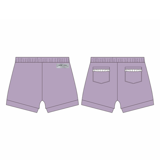 Pick n' Play Shorts- Purple (RTS)