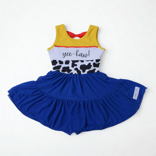 Doll Dress- Cowgirl Cutie (Preorder- Ships in May)