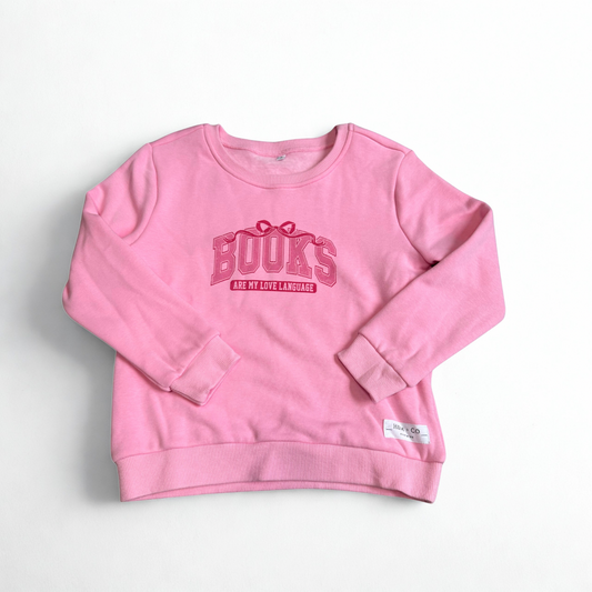 Adult Valentine's Sweatshirt- Bookish (RTS)