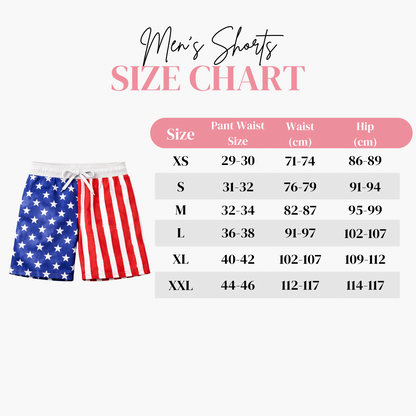 Stars and Stripes 2.0 Men’s Shorts- Athleisure (RTS)