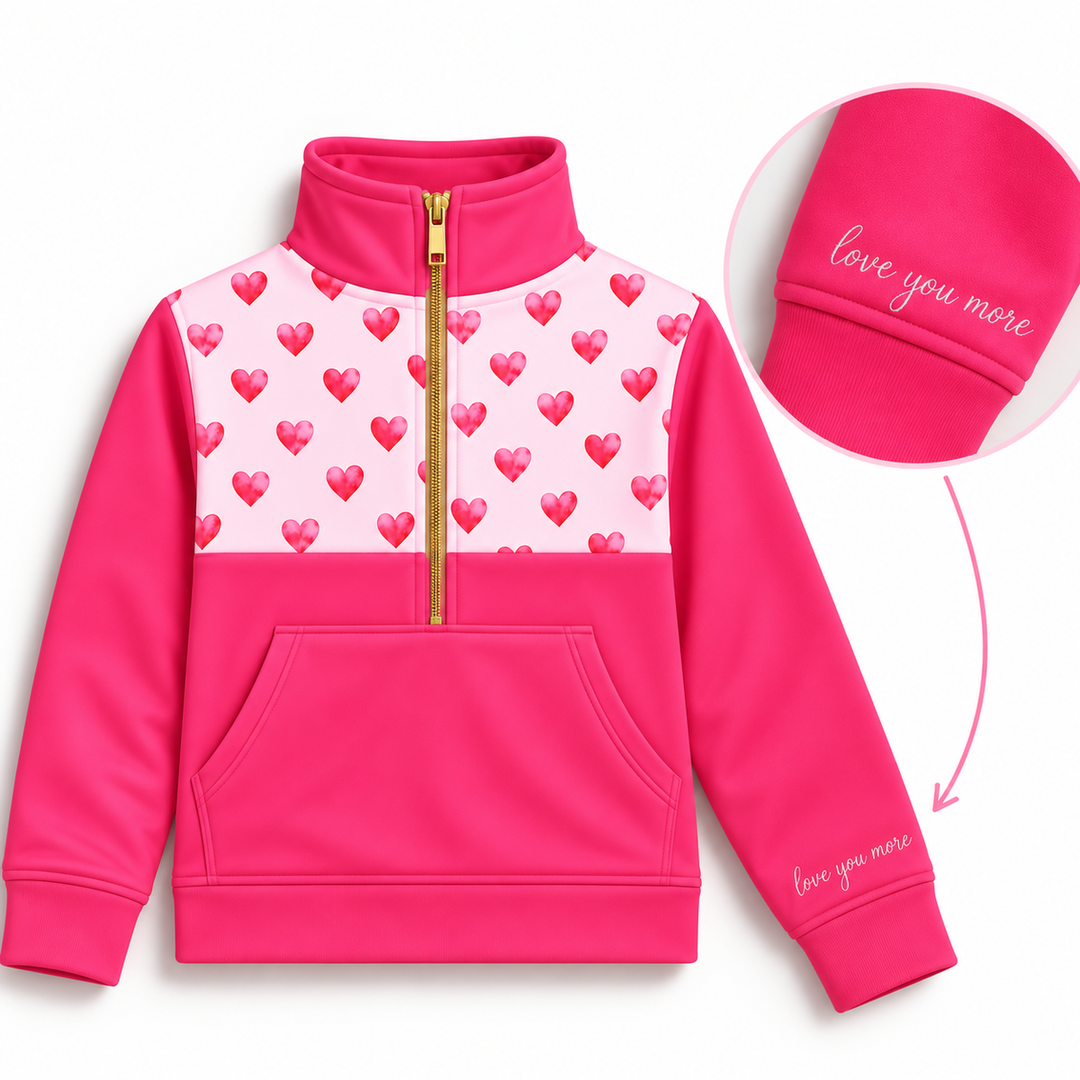 Love You More Pullover- Athleisure (Preorder)