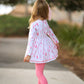 Pink Christmas Maddie *SHORT SLEEVE TUNIC ONLY*